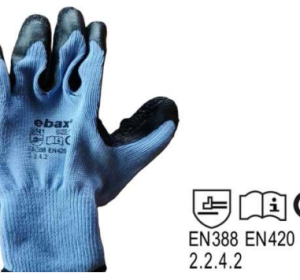 Gant SN1 tricot poly coton enduction latex Noir