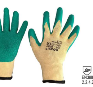 Gant SN2 tricot poly coton enduction latex Vert